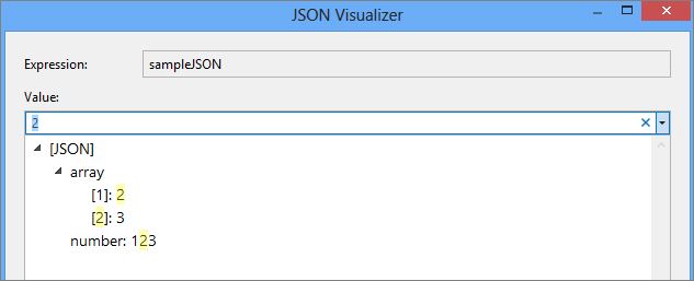 JSON Visualizer with Search and Highlight