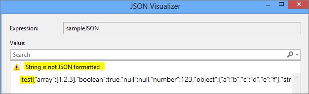 JSON Visualizer with validation check